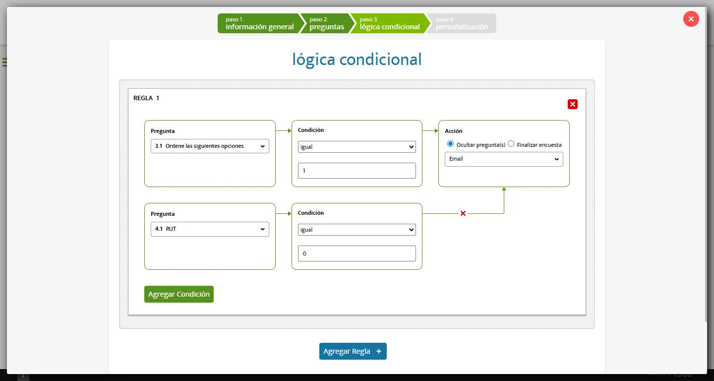 Wizard: Relaciones.
